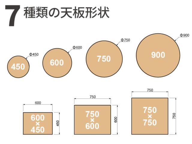 カフェテーブル 角形 ハイタイプ 幅75×奥行75×高さ100cm リスタ （ 法人限定 オフィス カフェ ラウンジ テーブル コンパクト 木目調 スタイリッシュ ナチュラル シンプル おしゃれ 会議 ミーティング ）_10