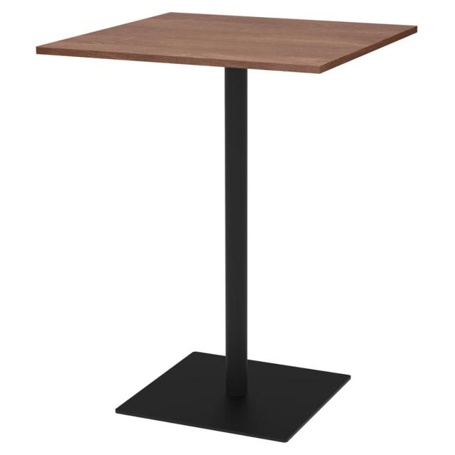 カフェテーブル 角形 ハイタイプ 幅75×奥行75×高さ100cm リスタ （ 法人限定 オフィス カフェ ラウンジ テーブル コンパクト 木目調 スタイリッシュ ナチュラル シンプル おしゃれ 会議 ミーティング ）_7