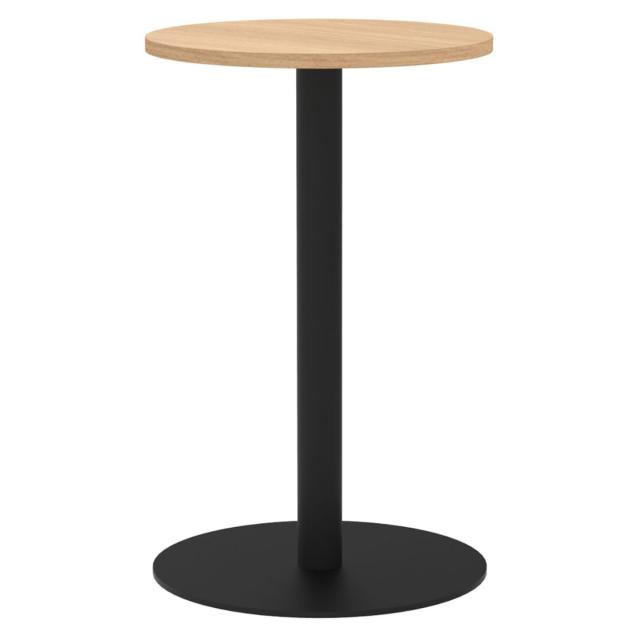 カフェテーブル 円形 直径45cm 高さ72cm リスタ （ 法人限定 丸 ラウンドテーブル オフィス カフェ ラウンジ テーブル コンパクト 木目調 スタイリッシュ ナチュラル シンプル おしゃれ 会議 ミーティング ）_7