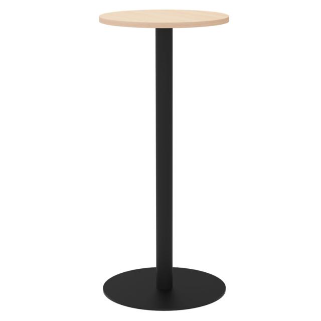 カフェテーブル 円形 ハイタイプ 直径45cm 高さ100cm リスタ （ 法人限定 丸 ラウンドテーブル オフィス カフェ ラウンジ テーブル コンパクト 木目調 スタイリッシュ ナチュラル シンプル おしゃれ 会議 ミーティング ）_5