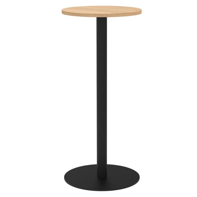 カフェテーブル 円形 ハイタイプ 直径45cm 高さ100cm リスタ （ 法人限定 丸 ラウンドテーブル オフィス カフェ ラウンジ テーブル コンパクト 木目調 スタイリッシュ ナチュラル シンプル おしゃれ 会議 ミーティング ）_6
