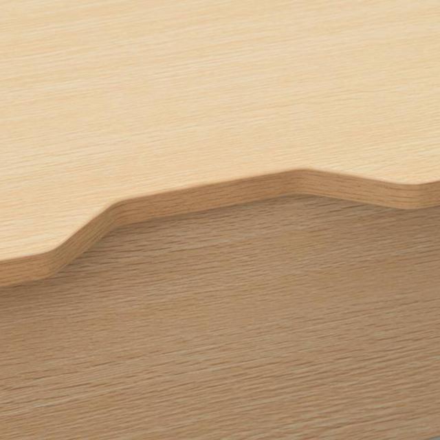 ワークデスク 幅140×奥行70cm 片袖机 メラミン 鍵付き オフィス シンプル （ 法人限定 3段 引き出し付き デスク 事務机 机 パソコンデスク オフィスデスク 木目調 ホワイト 白 ナチュラル ウォールナット 収納 ）_9
