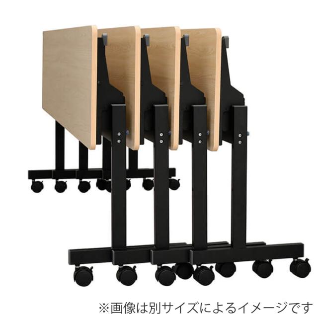 フォールディングテーブル 幅180cm 奥行き60cm キャスター付き 折りたたみ （ 法人限定 テーブル 長机 スタッキング 会議机 ミーティングテーブル シンプル デスク ワークテーブル オフィステーブル 会議室 机 会議テーブル 会社 ）_9