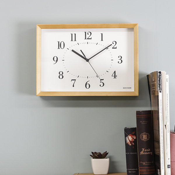 シンプルな四角形アナログ時計 約30cm 2025最新】スクエア型・四角など