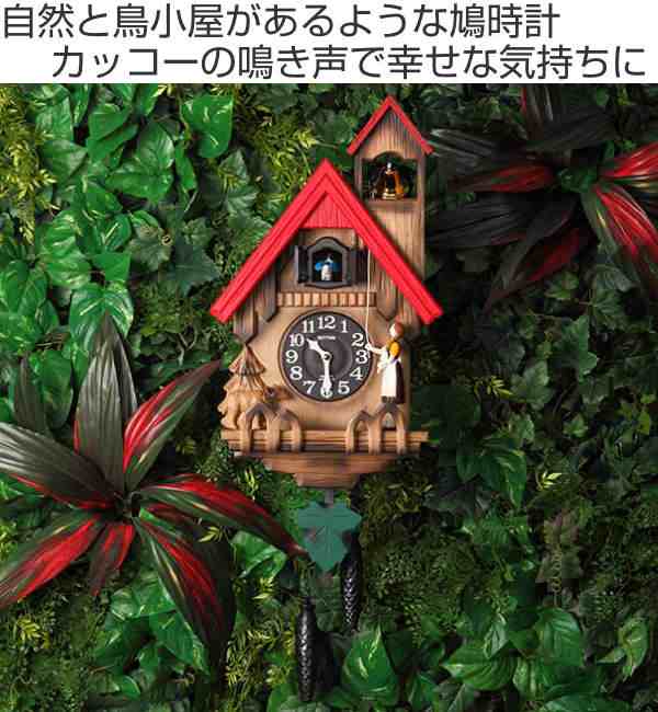 掛け時計 鳩時計 カッコー時計 カッコーチロリアン （ 壁掛け