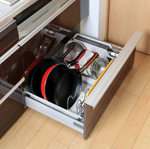 キッチン収納ケース 包丁ケース システムキッチン 引き出し用 トトノ ロック機能付 包丁差し 包丁収納 包丁入れ 包丁スタンド 包丁立の通販はau Pay マーケット リビングート