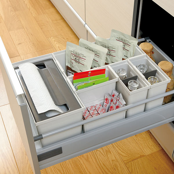 キッチン収納ケース ゴミ袋収納ボックス システムキッチン 引き出し用 トトノ ゴミ袋ストッカー ポリ袋ストッカー ポリ袋ホルダー ゴの通販はau Pay マーケット リビングート