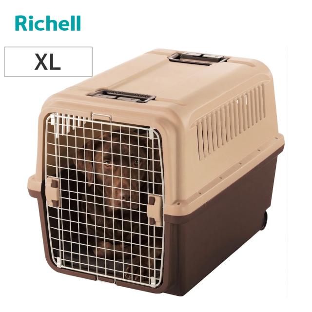 ペットキャリー キャンピングキャリー XL （ ペット用キャリー ペットバッグ ハードキャリー ペットキャリーボックス 犬用キャリー リッチェル ペット用 お出かけ ペット用品 キャリー 旅行 通院 病院 災害 避難 移動 ケージ ）