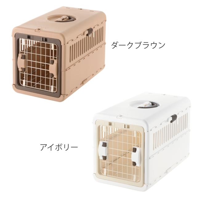 ペットキャリー キャンピングキャリー 折りたたみ Ｍ （ ペット用キャリー 折り畳みキャリー ペットキャリーボックス 犬用キャリー リッチェル ペット用 お出かけ コンパクト ペット用品 キャリー 旅行 通院 ）_1