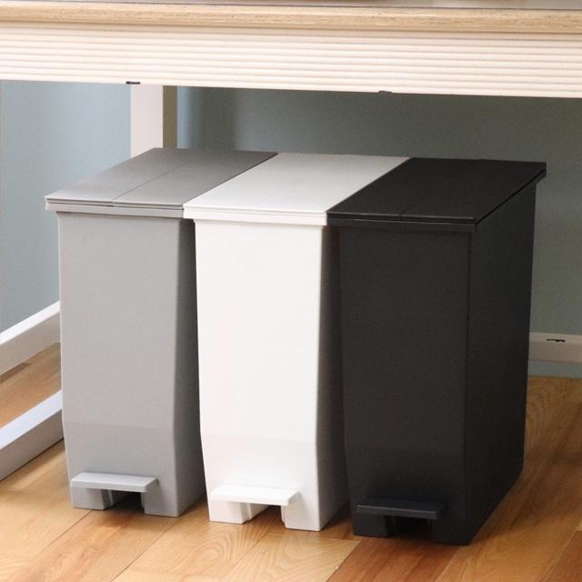 ゴミ箱 35L SOLOW ソロウ 同色3個セット ペダルオープンスリム