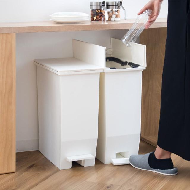 ゴミ箱 35L SOLOW ソロウ 同色3個セット ペダルオープンスリム