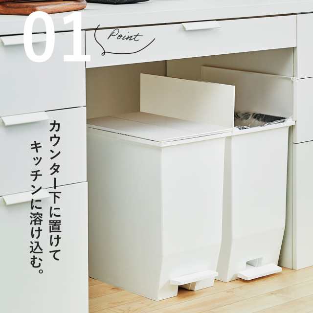 ゴミ箱 45L SOLOW ペダルオープンスリム （ ごみ箱 45リットル ソロウ