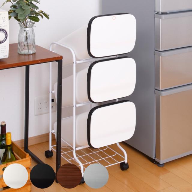 4段 ゴミ箱 キャスター付き 19リットル 楽天市場】ゴミ箱 4段 Nラテスタイル スタンドダストボックス