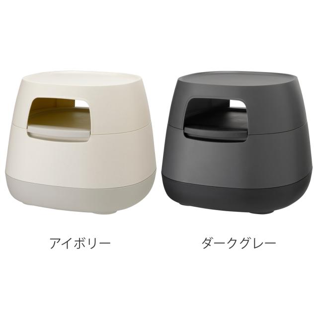 サイドテーブル 高さ38.2cm 天板なし poapel 動かせるくつろぎ収納ローテーブル （ テーブル キャスター付き 棚付き 収納 ソファサイド 日本製 ソファテーブル ミニテーブル ベッドサイド コーヒーテーブル ）_3