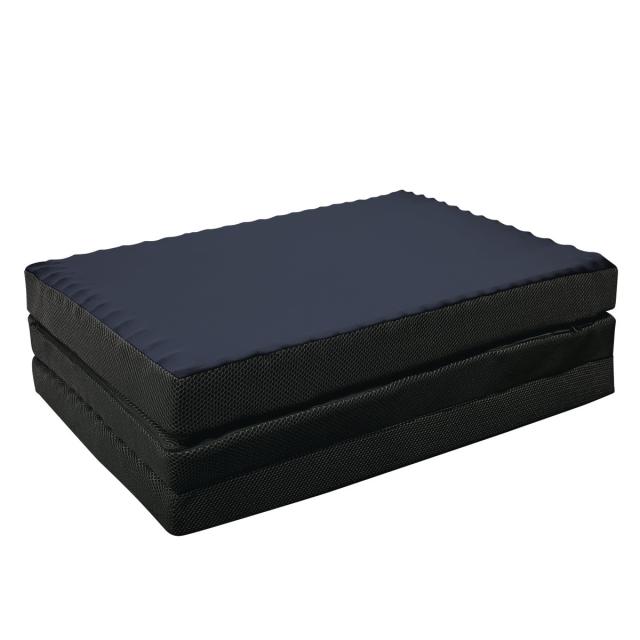 ウレタンマットレス シングル 三つ折り 体圧分散 圧縮梱包 SleepingGear 日本製 （ 折り畳み 吸水 速乾 敷き布団 高密度ウレタン 厚さ9cm 折りたたみ 湿気対策 快眠 快適 睡眠 理想 寝心地 ）_10