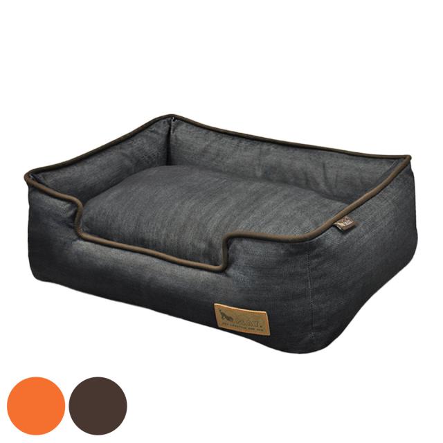 ペットベッド P.L.A.Y. ラウンジベッド M アーバンデニム 洗える （ スクエア型 ペット用 犬 ネコ ベッド シンプル おしゃれ 室内 ペット用品 デニム Mサイズ 洗えるベッド オールシーズン ペットソファ ペットクッション 高品質 ）の通販は