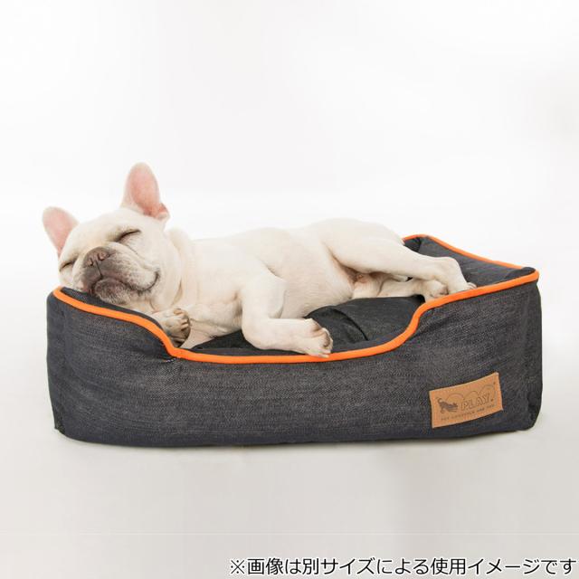 ペットベッド P.L.A.Y. ラウンジベッド XL アーバンデニム 洗える （ スクエア型 ペット用 犬 ネコ ベッド シンプル おしゃれ 室内 ペット用品 デニム XLサイズ 洗えるベッド オールシーズン ペットソファ ペットクッション 高品質 ）_4