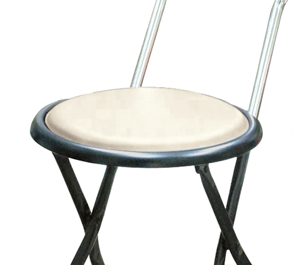 折りたたみ椅子 同色4脚セット 座面高44cm ソニックチェア （ キッチンチェア カウンターチェア 丸椅子 セット 腰掛け イス いす チェアー 背もたれ ダイニングチェア 来客用 軽量 ）_6