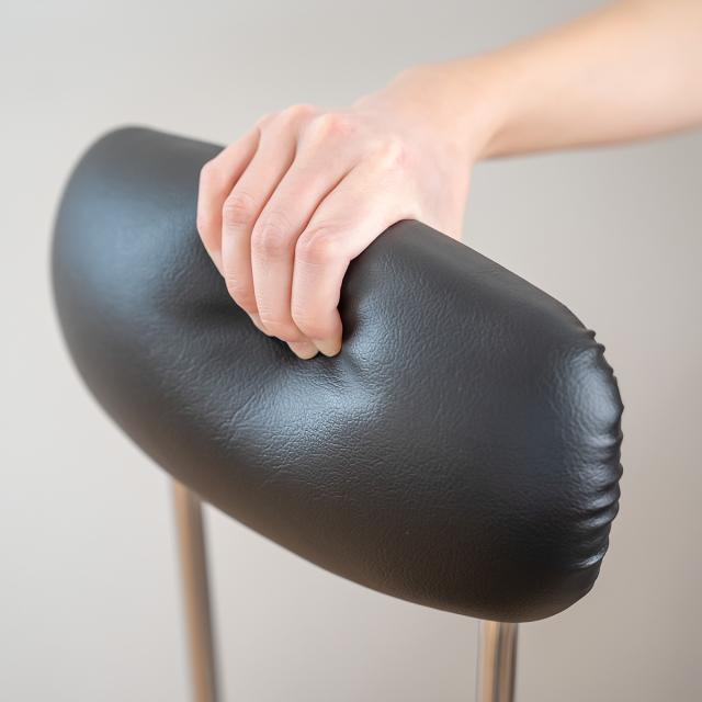 オフィスチェア 腰痛 チェアスタンド 立ち姿勢サポート 背もたれ調節 高さ77〜120cm （ ストレッチ 姿勢 サポート 疲労 軽減 器具 作業 立ち仕事 オフィス 工場 休憩室 施設 日本製 ）_12