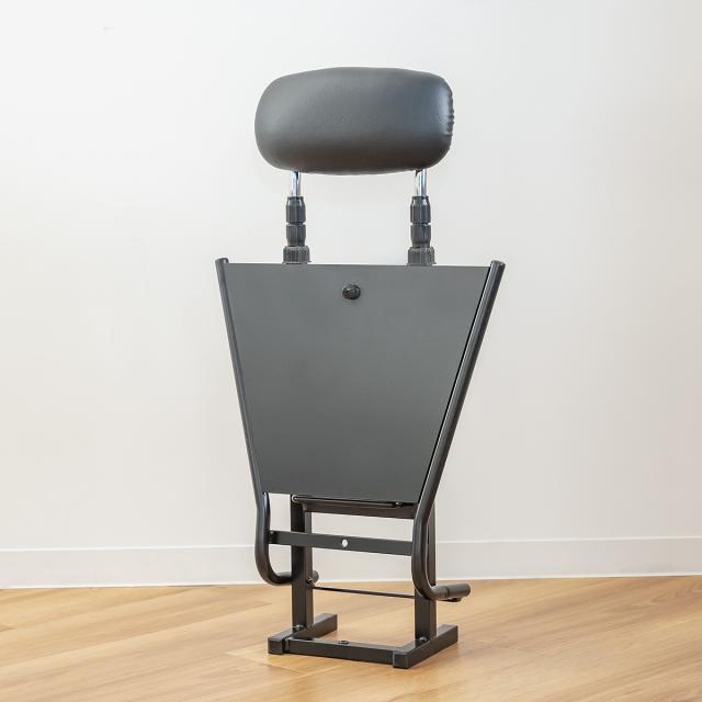 オフィスチェア 腰痛 チェアスタンド 立ち姿勢サポート 背もたれ調節 高さ77〜120cm （ ストレッチ 姿勢 サポート 疲労 軽減 器具 作業 立ち仕事 オフィス 工場 休憩室 施設 日本製 ）_6