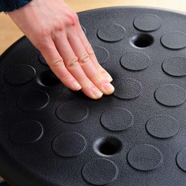 スツール 2脚セット 丸 キャスター 耐荷重100kg 座面高42cm （ 作業椅子 椅子 チェア イス コンパクト 小さい 座ったまま 移動 低い 姿勢 軽量 スタッキング 積み重ね 日本製 完成品 工場 オフィス ガレージ サロン ）_14