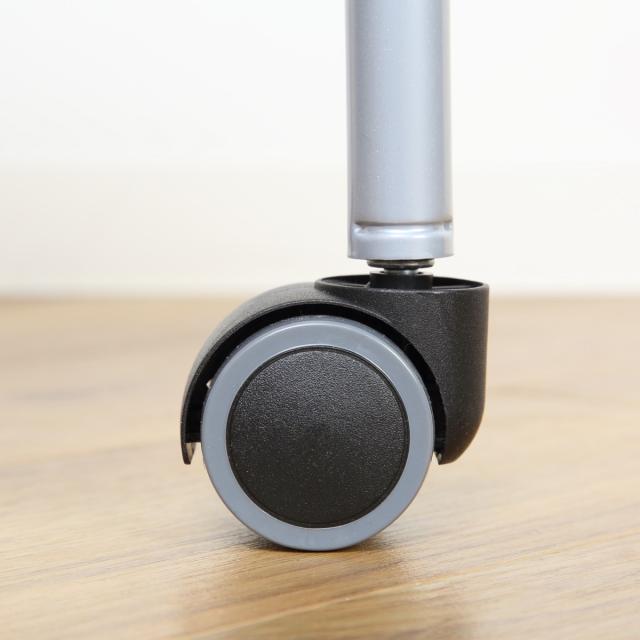 スツール 2脚セット 丸 キャスター 耐荷重100kg 座面高42cm （ 作業椅子 椅子 チェア イス コンパクト 小さい 座ったまま 移動 低い 姿勢 軽量 スタッキング 積み重ね 日本製 完成品 工場 オフィス ガレージ サロン ）_15
