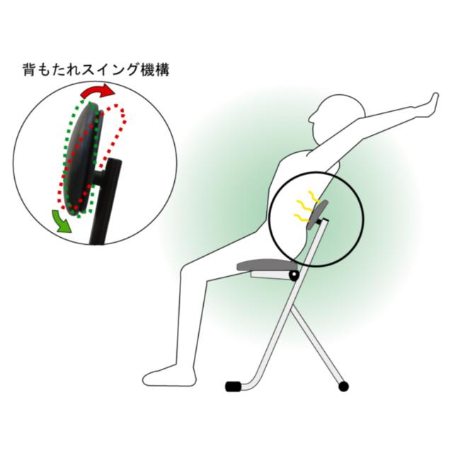 折りたたみ椅子 同色2脚セット 座面高33〜63cm 背もたれ付 ワーキングチェア ジョイ （ 高さ調節 カウンターチェア キッチン デスク チェア ハイチェア バーチェア ハイタイプ 椅子ダイニング 作業 家事 完成品 日本製 ）_6