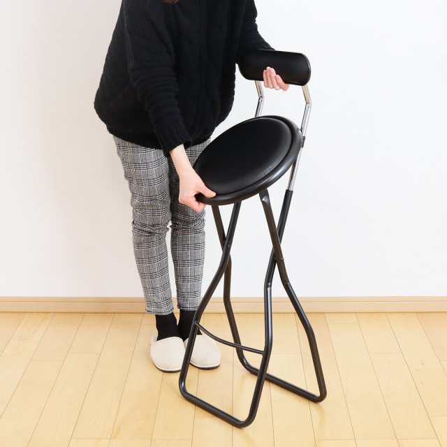 折りたたみ椅子 座面高60cm キャプテンチェア ハイタイプ 折りたたみ椅子 座面高60cm キャプテンチェア ハイタイプ
