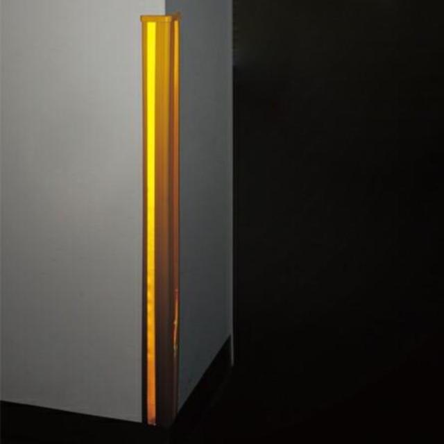 ガードパッド コーナーガード 反射シート付 1m イエロー （ 安全用品 駐車場 ）の通販は 9,013円