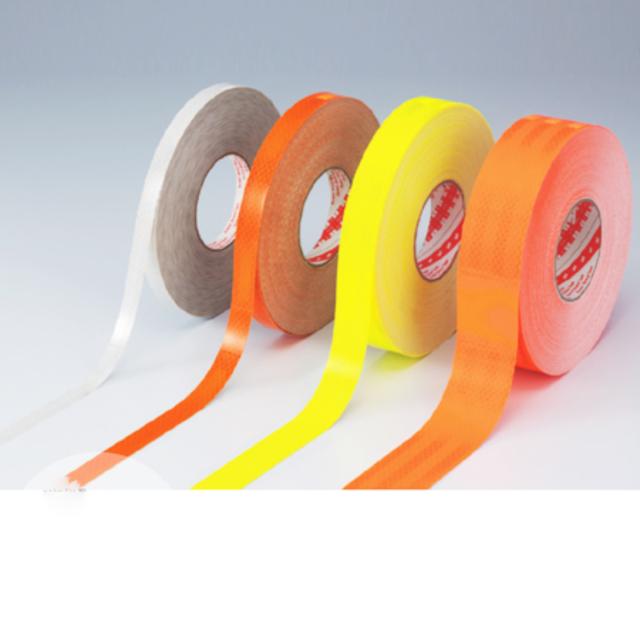 反射テープ 高輝度タイプ 5cm×45ｍ オレンジ （ リフレクター 安全用品 ）