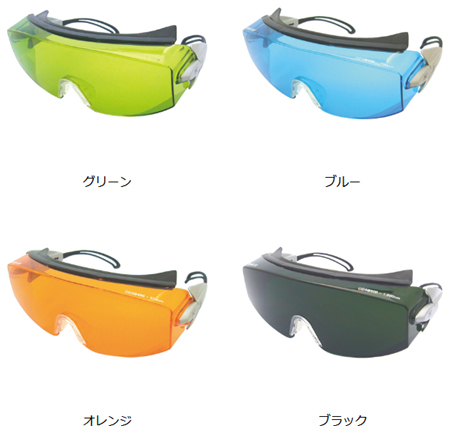 レーザ用保護メガネ　CO2用　ポリカーボネイト樹脂レンズ （ 安全用品 レーザー光 レーザ光 ）_1