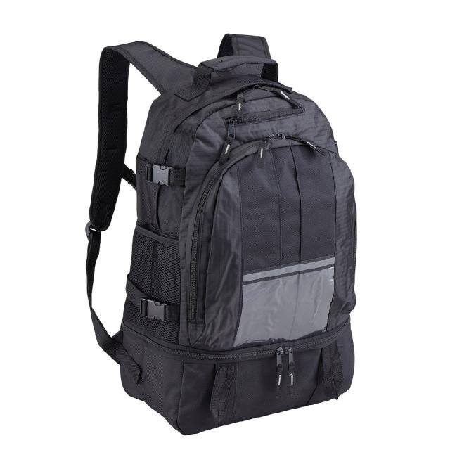 【法人限定】 ゲンバッグ スタンダードタイプ GNB-1 黒 520×350×160mm （ 29L リュックサック リュック 現場用リュック ツールバッグ 大容量 約 30L 大型 作業 工事 プロ用 ヘルメット 安全靴 収納 現場用 ）