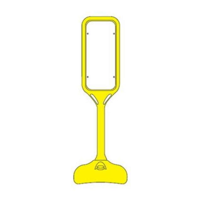 サインスタンド 無地パネル 両面表示 ポリエチレン製 ポップスタンド PS-200W （ 法人限定 案内板 標識 立て看板 ）