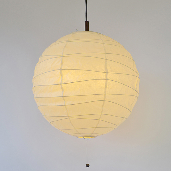 ペンダントライト 直径48×高さ45.5cm wave 本美濃紙 2灯 （ 天井照明 照明 ライト 照明器具 リビング ダイニング 居間 寝室 食卓用 店舗 和室 洋室 おしゃれ 美濃和紙 和紙 ）