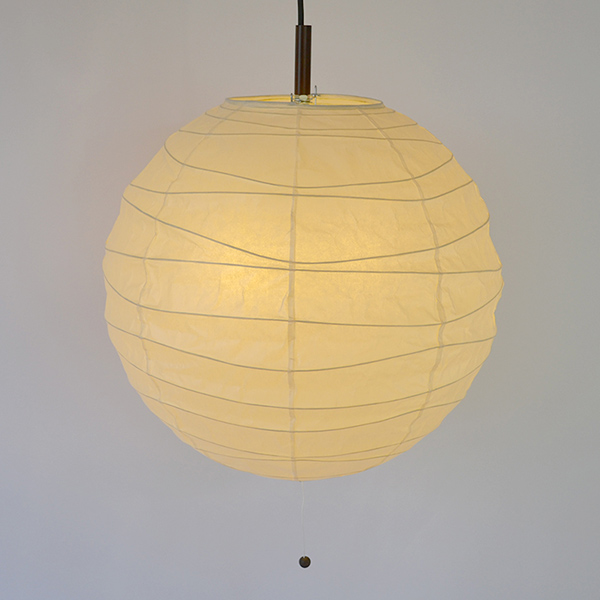 ペンダントライト 直径48×高さ45.5cm wave 本美濃紙 2灯 （ 天井照明 照明 ライト 照明器具 リビング ダイニング 居間 寝室 食卓用 店舗 和室 洋室 おしゃれ 美濃和紙 和紙 ペンダントライト おしゃれ）_2