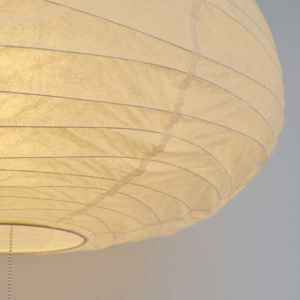 ペンダントライト 幅50×高さ27cm cotton 揉み紙 SPN2-1115 2灯 （ 天井
