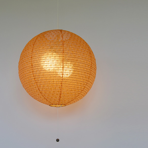 ペンダントライト 幅39×高さ37cm fresh 2灯 （ 天井照明 照明 ライト 照明器具 リビング ダイニング 居間 寝室 食卓用 店舗 和室 洋室 おしゃれ 和紙 麻葉模様 ペンダントライト おしゃれ）_5