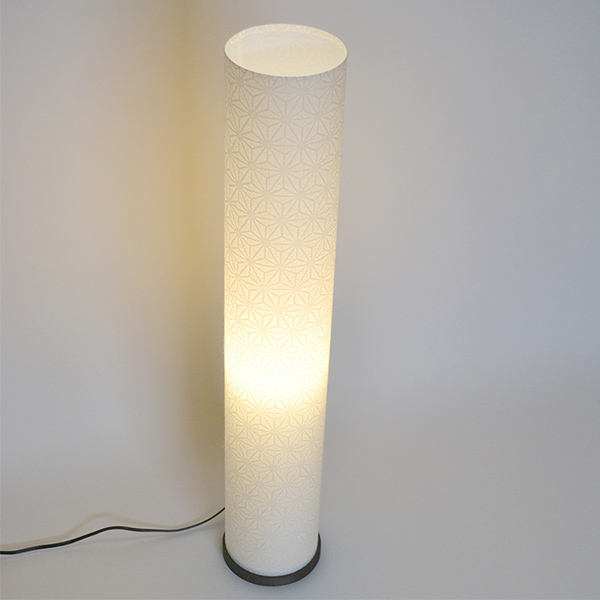 フロアライト 幅13×奥行13×高さ75cm roll s ロールS 特麻葉白 SF