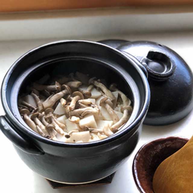炊飯土鍋 3合 絶品ごはん鍋 中蓋付き 萬古焼 日本製 （ ガス火