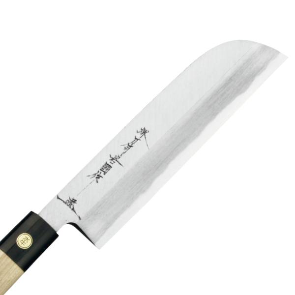 包丁 薄刃 鎌形 岩国作 刃渡り 225mm 堺刀司 （ 鎌形包丁 鎌形薄刃包丁