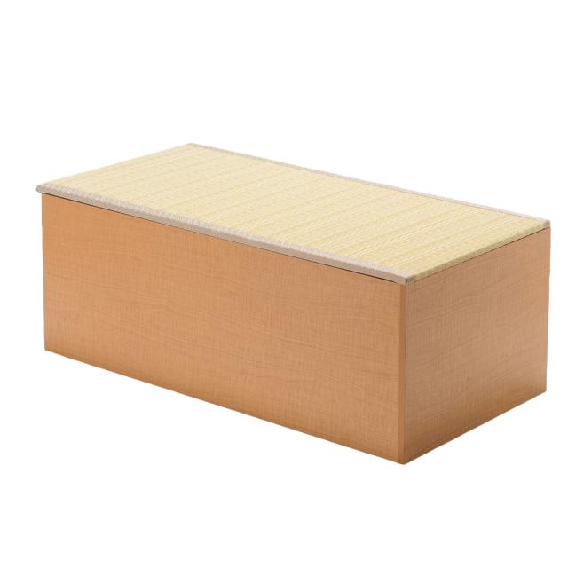 樹脂畳ユニット ハイタイプ 幅120×奥行60×高さ45cm 収納付ベンチ （ 畳 小上がり 収納 ベンチ 収納ボックス 掘りごたつ 和モダン 和風 シンプル ）_3
