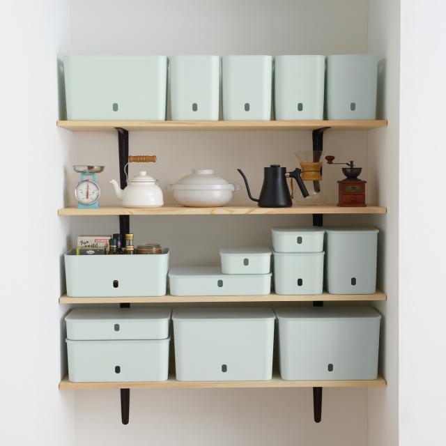 収納ケース ナチュラ インボックス ソフト スリムM 幅26×奥行19×高さ