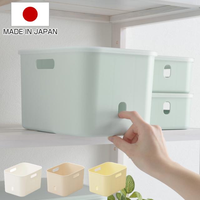 小物 16 収納ケース ナチュラ インボックス ソフト スリムM 幅26×奥行19×高さ