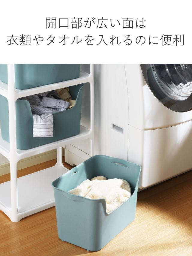 収納ボックス カタス L カラーボックス インナーボックス 引き出し 同色10個セット （ 収納ケース 前開き 収納 プラスチック ケース ボックス 日本製 小物収納 スタッキング 小物入れ おもちゃ箱 衣類収納 インナーケース おしゃれ ）_6