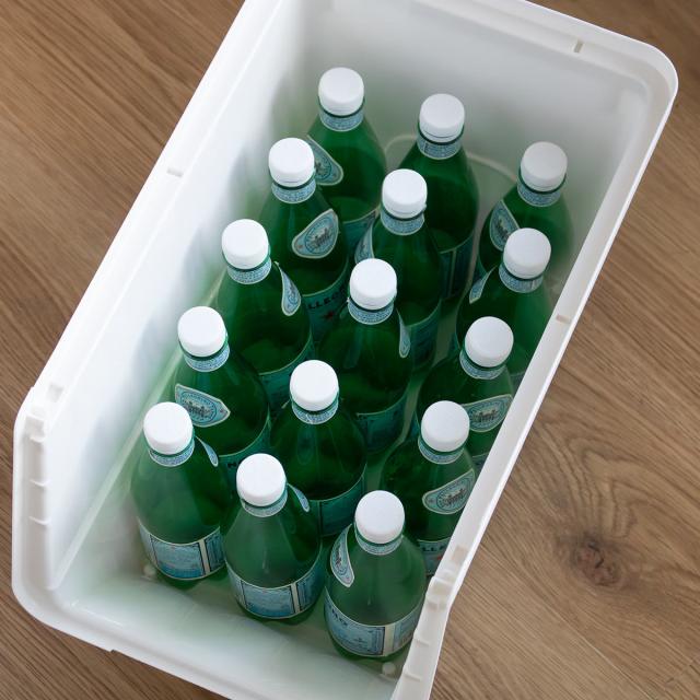 収納ボックス 前開き フロック 30 スリム 深型 幅29×奥行46×高さ31cm 4段階ストッパー 同色8個セット （ 収納ケース 収納 おもちゃ箱 プラスチック フタ付き ストッカー 衣装ケース 衣類収納 ）