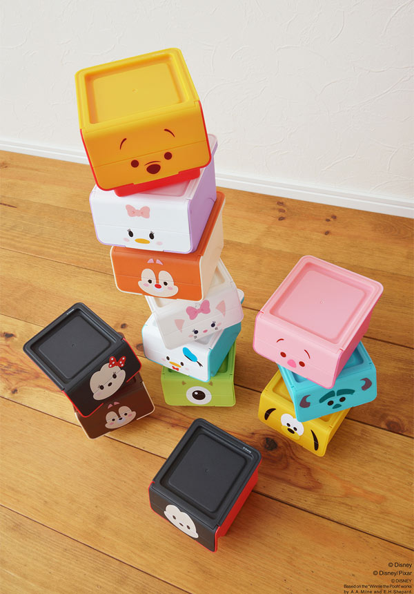 小物入れ 幅11×奥行13×高さ9cm ツムツム クワトロ モンスターズ