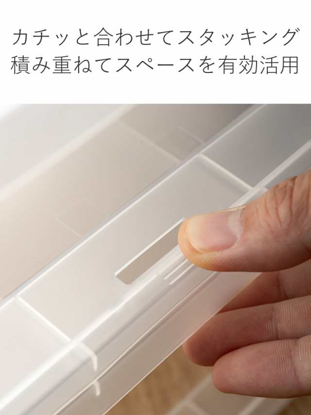 収納ケース 引き出し 約 幅26.5×奥行34.5×高さ26.5cm A4 浅3段 2個 
