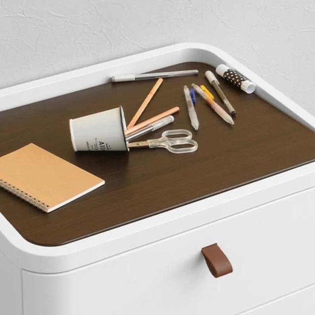 チェスト タンス リバーシブル 木製天板 アースホワイト 5段 幅54.5cm 完成品 日本製 （ 収納ケース プラスチック製 収納 引き出し 隠しトレー付き 衣類収納 リビング収納 衣装ケース 収納ボックス 収納チェスト ローチェスト ）_11