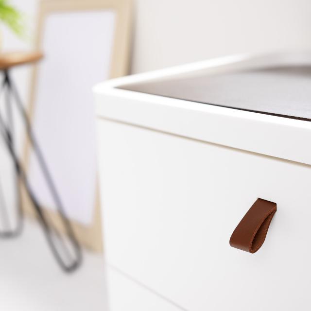 チェスト タンス リバーシブル 木製天板 アースホワイト 2段 幅72.5cm 完成品 日本製 （ 収納ケース プラスチック製 収納 引き出し 隠しトレー付き 衣類収納 リビング収納 衣装ケース 収納ボックス 収納チェスト ローチェスト ）