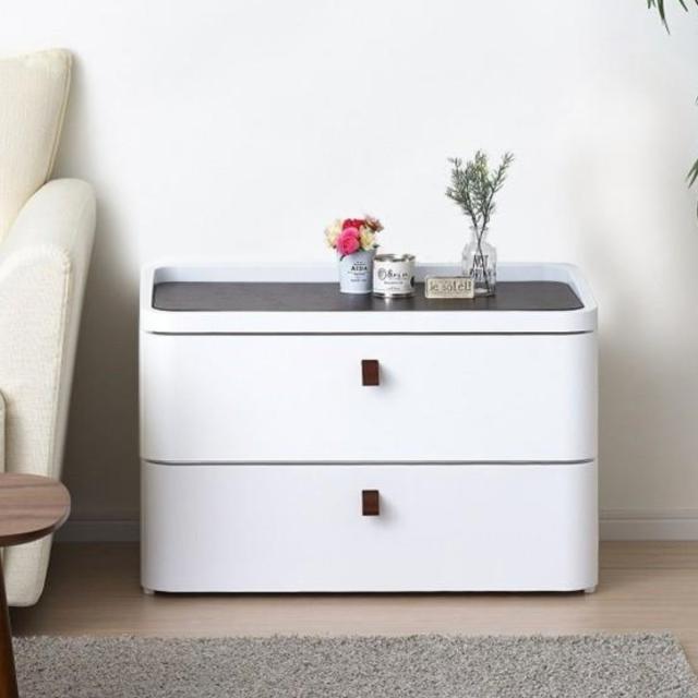 チェスト タンス リバーシブル 木製天板 アースホワイト 2段 幅72.5cm 完成品 日本製 （ 収納ケース プラスチック製 収納 引き出し 隠しトレー付き 衣類収納 リビング収納 衣装ケース 収納ボックス 収納チェスト ローチェスト ）